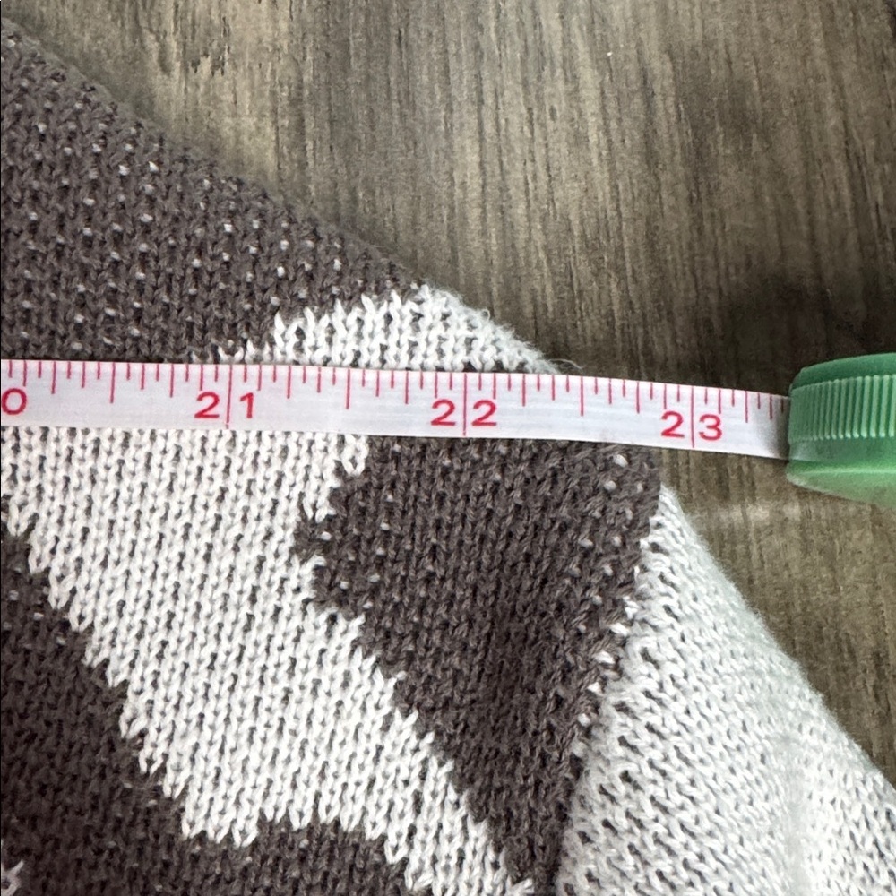 Neon Buddha Gray and White Wild Side Pullover 100% Cotton Sweater - Picture 8 of 10